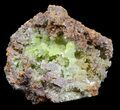 Green, Pyromorphite Crystal Cluster - China #34943-1